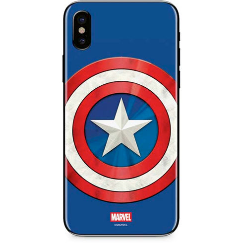 Marvel Captain America Shield iPhone XS Skin