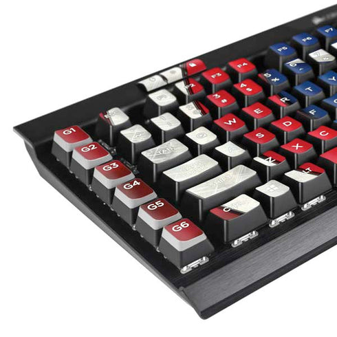 Marvel Captain America Shield K95 RGB PLATINUM Mechanical Gaming Keyboard Skin