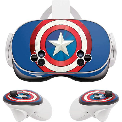 Marvel Captain America Shield Meta Quest 3S Skin