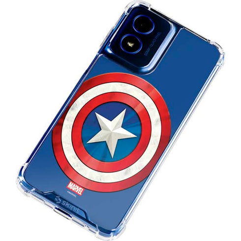 Marvel Captain America Shield Moto G 5G (2024) Clear Case