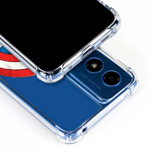 Marvel Captain America Shield Moto G 5G (2024) Clear Case