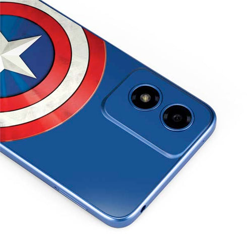 Marvel Captain America Shield Moto G Play 4G (2024) Skin