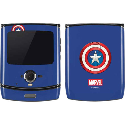 Marvel Captain America Shield Motorola RAZR Skin