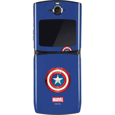 Marvel Captain America Shield Motorola RAZR Skin