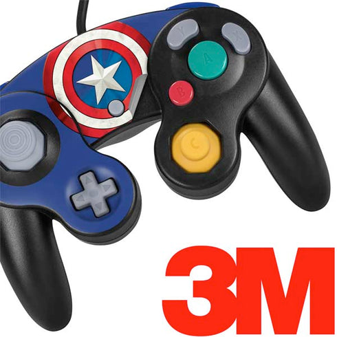Marvel Captain America Shield Nintendo GameCube Controller Skin
