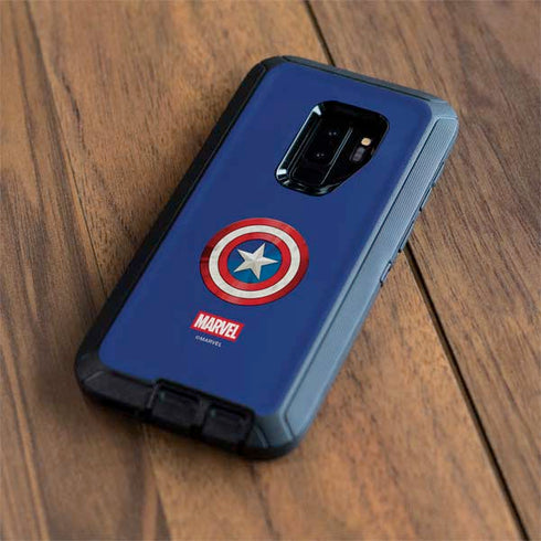 Marvel Captain America Shield Otterbox Defender Galaxy Skin