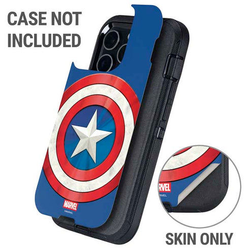 Marvel Captain America Shield Otterbox Defender iPhone Skin