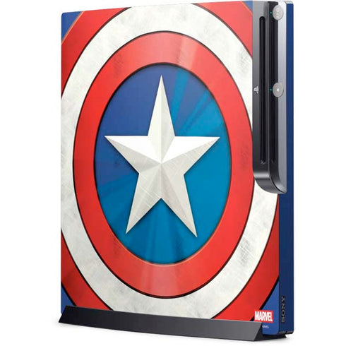 Marvel Captain America Shield Playstation 3 & PS3 Slim Skin