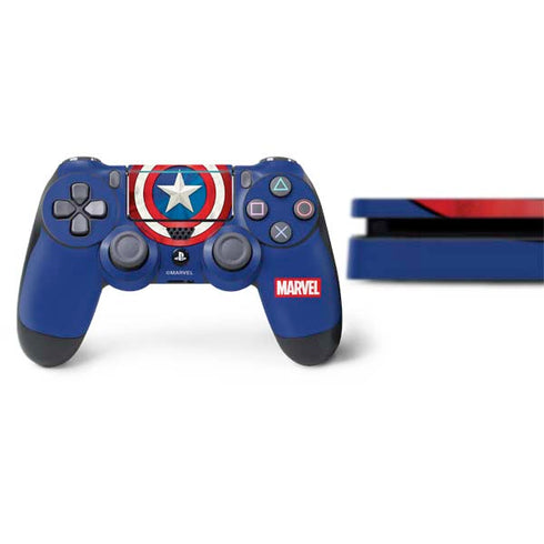 Marvel Captain America Shield PS4 Slim Bundle Skin
