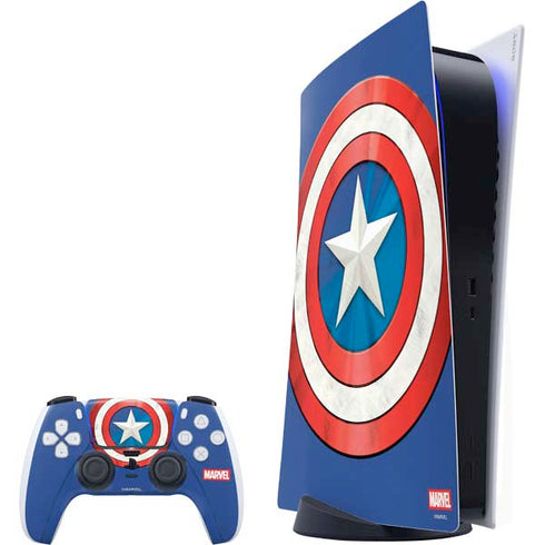 Marvel Captain America Shield PS5 Bundle Skin