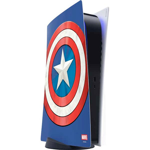 Marvel Captain America Shield PS5 Digital Edition Console Skin