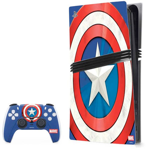 Marvel Captain America Shield PlayStation PS5 Skins