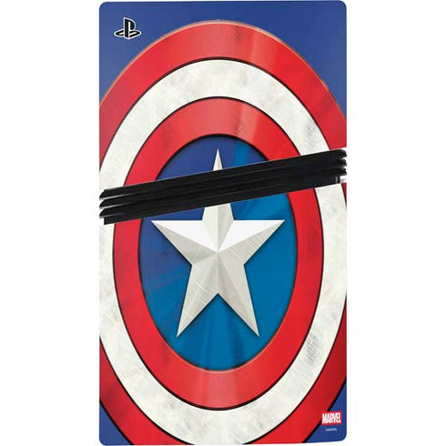 Marvel Captain America Shield PS5 Pro Console Skin