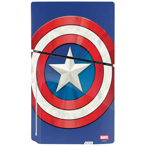 Marvel Captain America Shield PS5 Slim Disk Console Skin