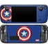 Marvel Captain America Shield Steam Deck Handheld Gaming Computer OLED Skin