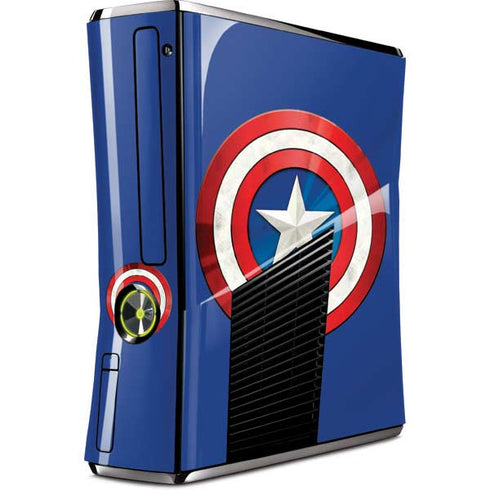 Marvel Captain America Shield Xbox 360 Slim (2010) Skin