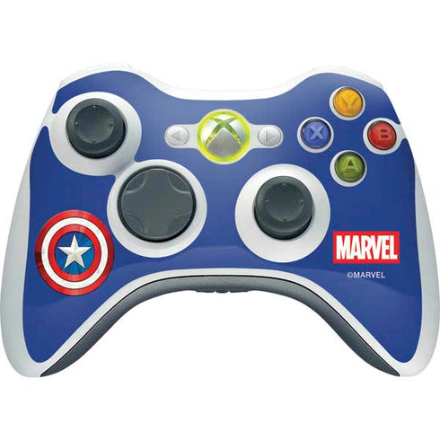 Marvel Captain America Shield Xbox 360 Wireless Controller Skin