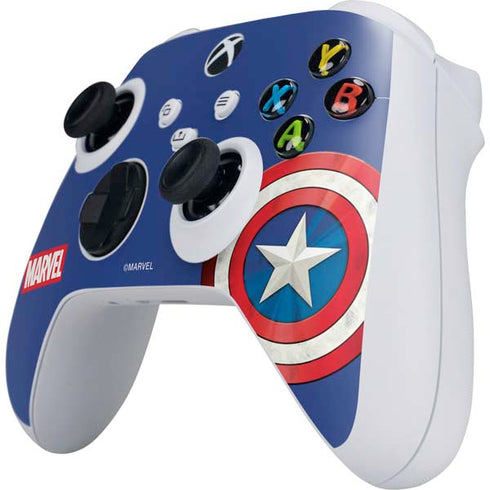 Marvel Captain America Shield Xbox Series S Controller Skin