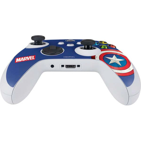 Marvel Captain America Shield Xbox Series S Controller Skin