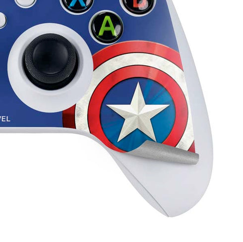 Marvel Captain America Shield Xbox Series S Controller Skin