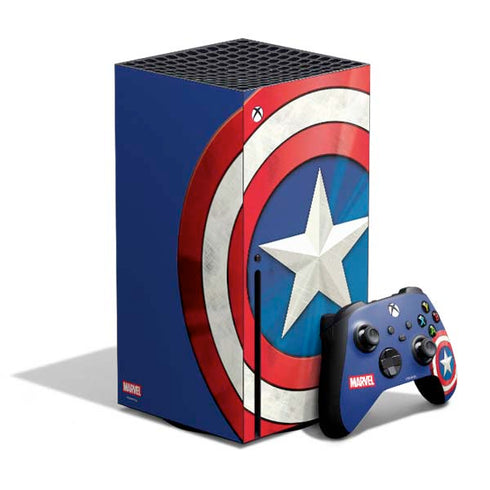 Marvel Captain America Shield Xbox Series X Bundle Skin