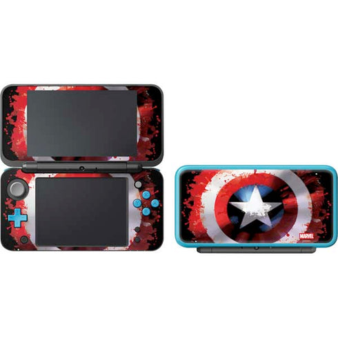 Marvel Captain America Star Shield Nintendo 2DS XL (2017) Skin