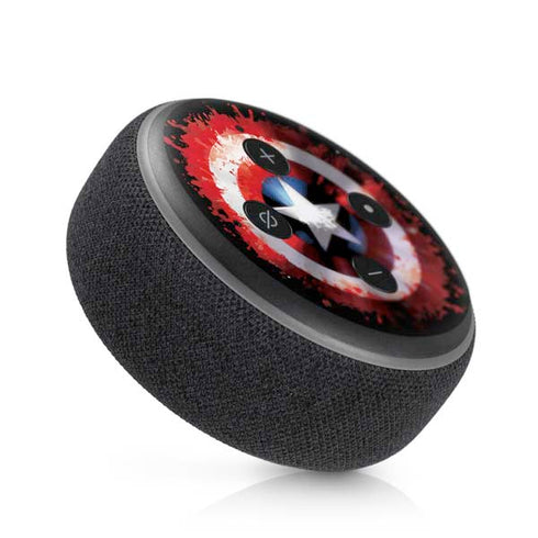 Marvel Captain America Star Shield Amazon Echo Dot Skin