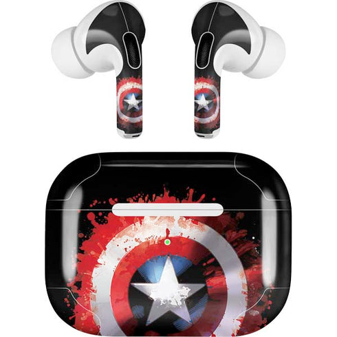 Marvel Captain America Star Shield AirPods Skins