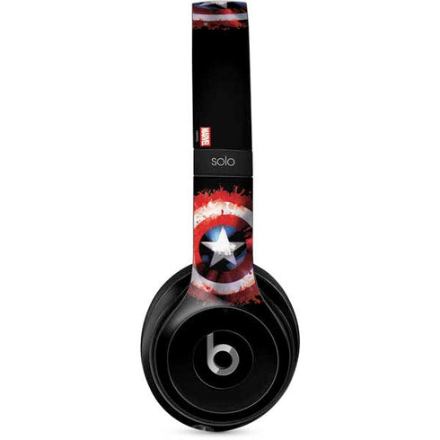 Marvel Captain America Star Shield Beats Solo 2 Wired Skin