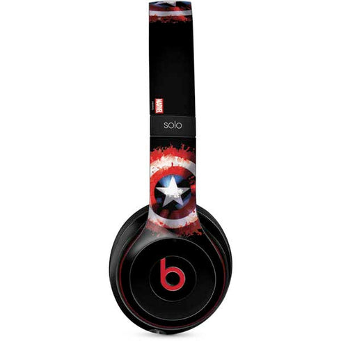 Marvel Captain America Star Shield Beats Solo 2 Wireless Skin