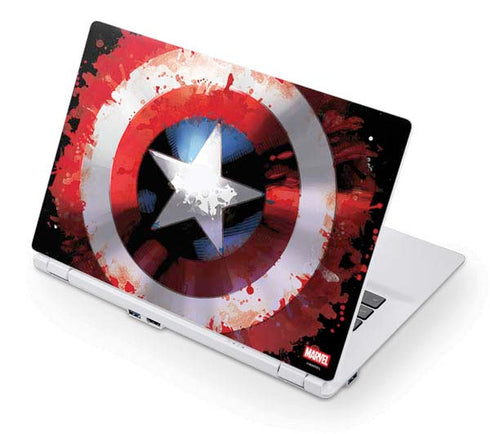 Marvel Captain America Star Shield Acer Chromebook Skin