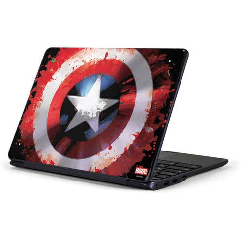 Marvel Captain America Star Shield Samsung Chromebook Skin