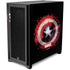 Marvel Captain America Star Shield Corsair 4000D Tempered Glass Mid-Tower ATX Case Skin