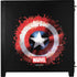 Marvel Captain America Star Shield Corsair 4000D Tempered Glass Mid-Tower ATX Case Skin