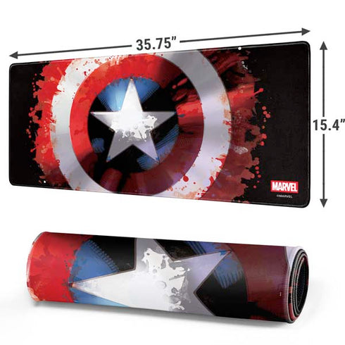 Marvel Captain America Star Shield Gaming Mouse Pad