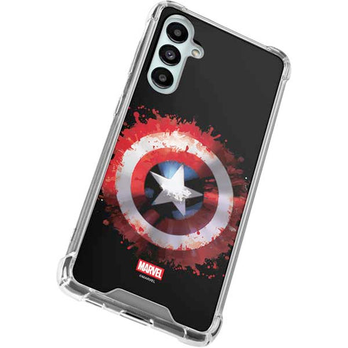 Marvel Captain America Star Shield Galaxy A16 5G Clear Case