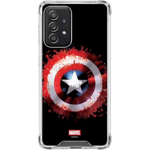Marvel Captain America Star Shield Galaxy A52 5G Clear Case