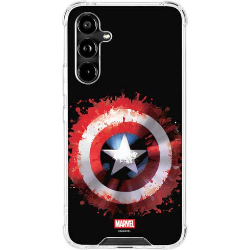 Marvel Captain America Star Shield Galaxy A54 5G Clear Case
