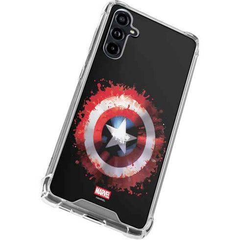 Marvel Captain America Star Shield Galaxy A54 5G Clear Case