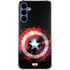 Marvel Captain America Star Shield Galaxy A55 5G Clear Case