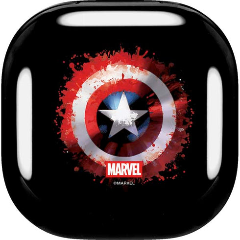 Marvel Captain America Star Shield Galaxy Buds Live Skin