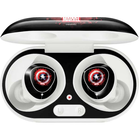 Marvel Captain America Star Shield Galaxy Buds Plus Skin