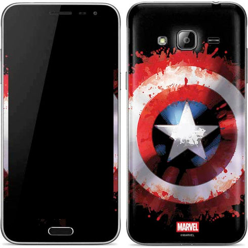 Marvel Captain America Star Shield Galaxy J3 Skin