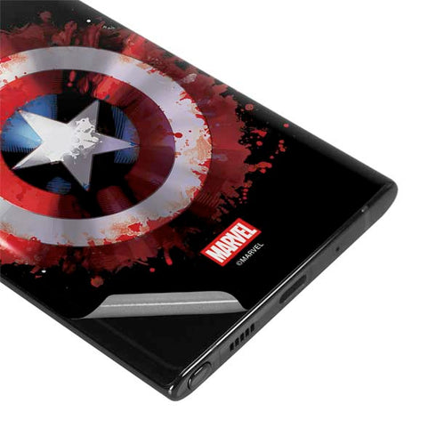 Marvel Captain America Star Shield Galaxy Note 10 Plus Skin