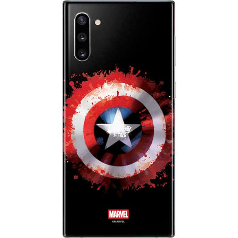 Marvel Captain America Star Shield Galaxy Note 10 Skin