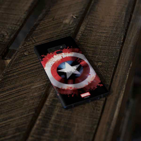 Marvel Captain America Star Shield Galaxy Note 9 Skin