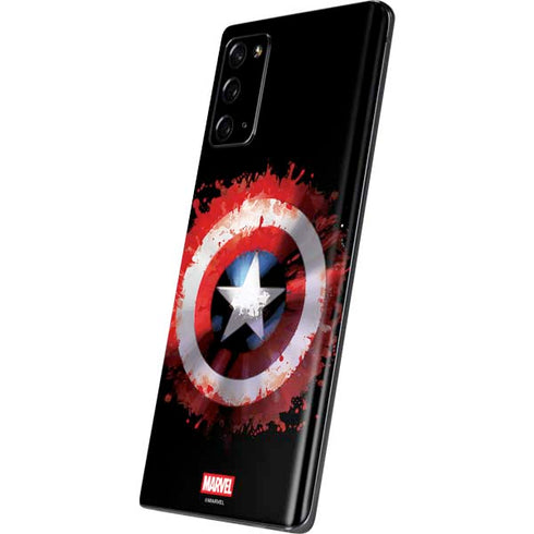 Marvel Captain America Star Shield Galaxy Note20 5G Skin
