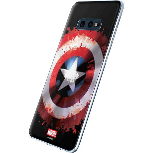 Marvel Captain America Star Shield Galaxy S10e Skin