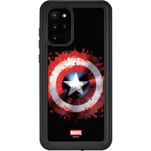 Marvel Captain America Star Shield Galaxy S20 Plus Waterproof Case