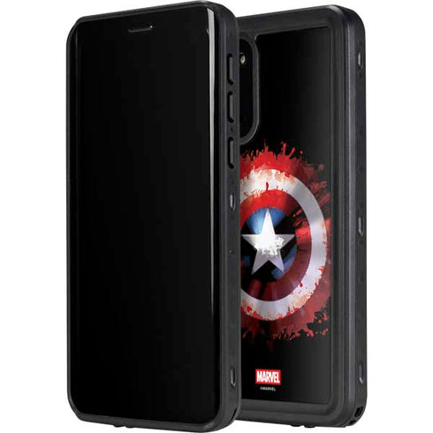 Marvel Captain America Star Shield Galaxy S20 Plus Waterproof Case